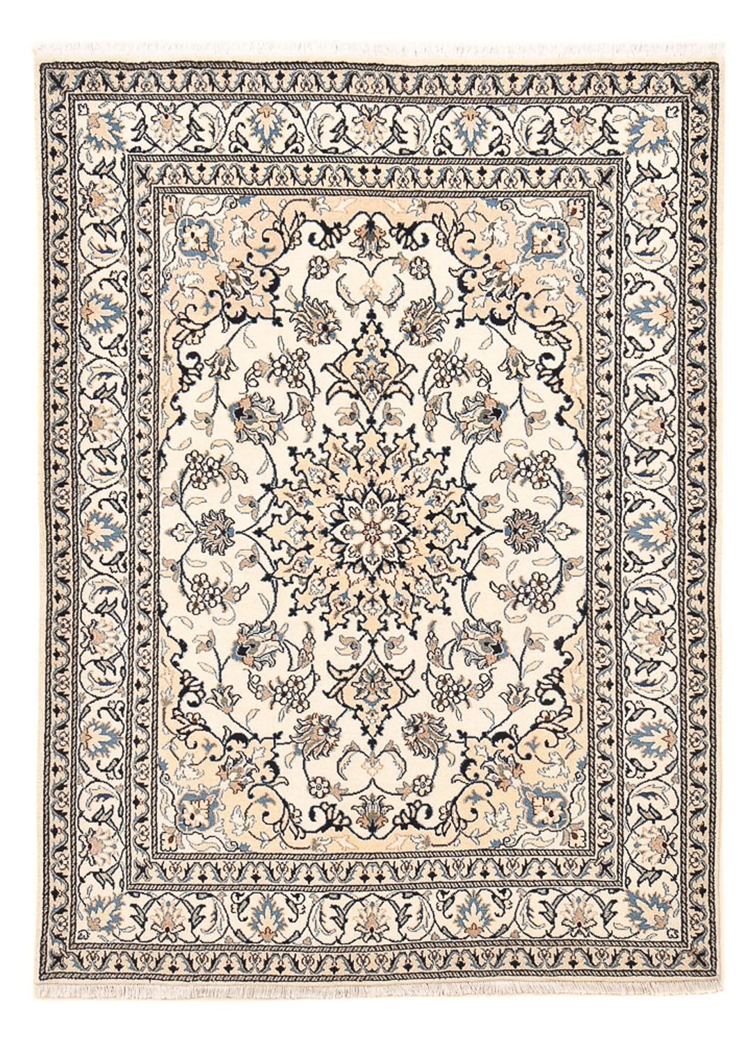 Perserteppich - Nain - 202 x 149 cm - grau