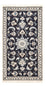 Perserteppich - Nain - 136 x 70 cm - dunkelblau