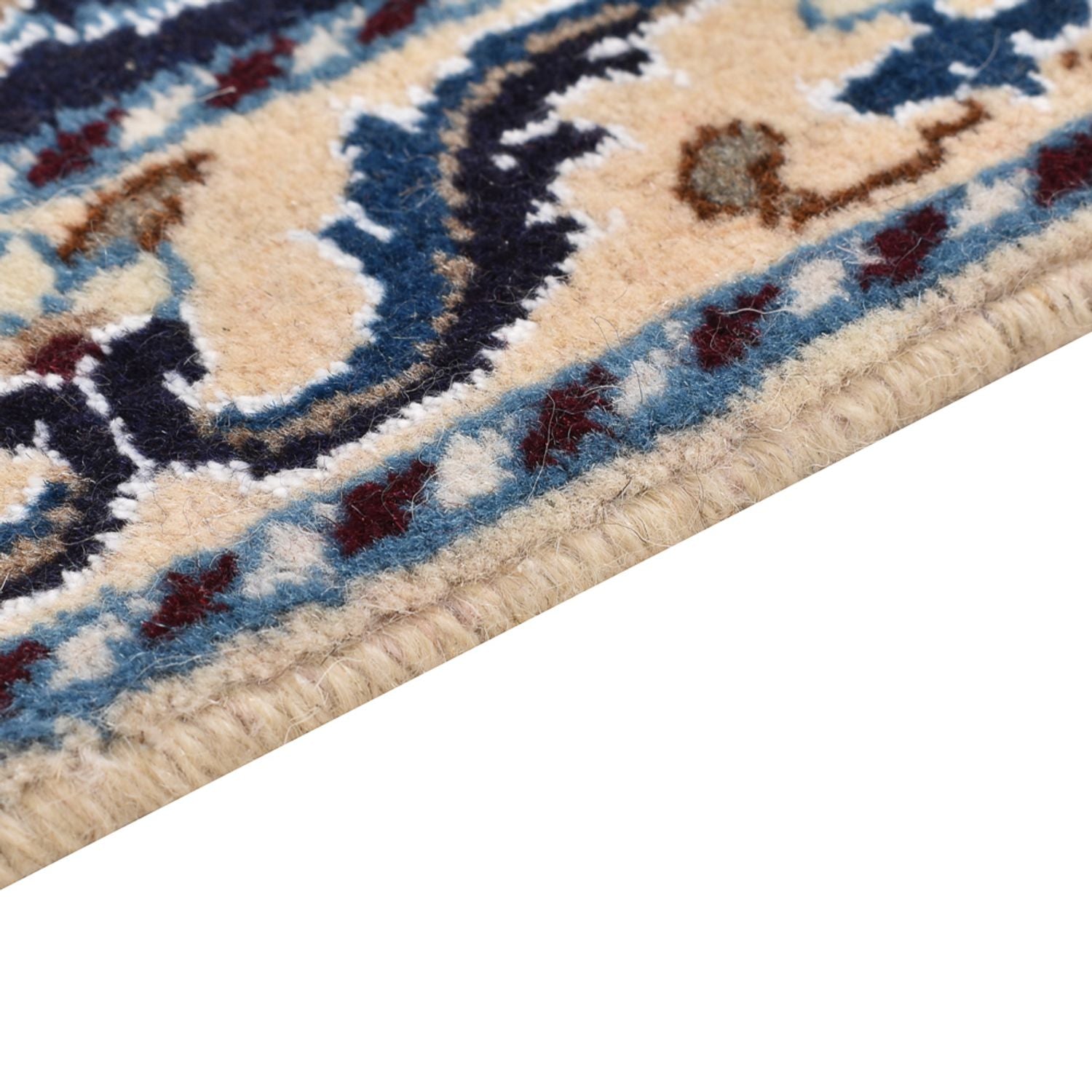Perserteppich - Nain - 90 x 60 cm - dunkelblau