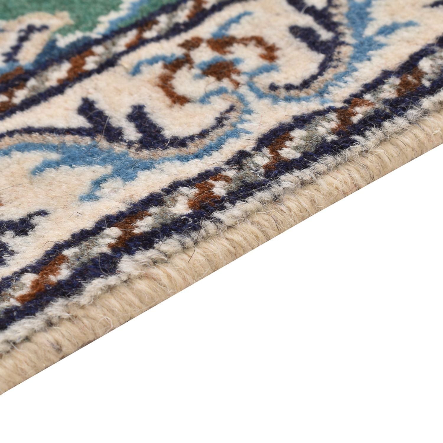 Perserteppich - Nain - 87 x 60 cm - grün