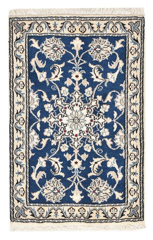 Perserteppich - Nain - 88 x 60 cm - blau