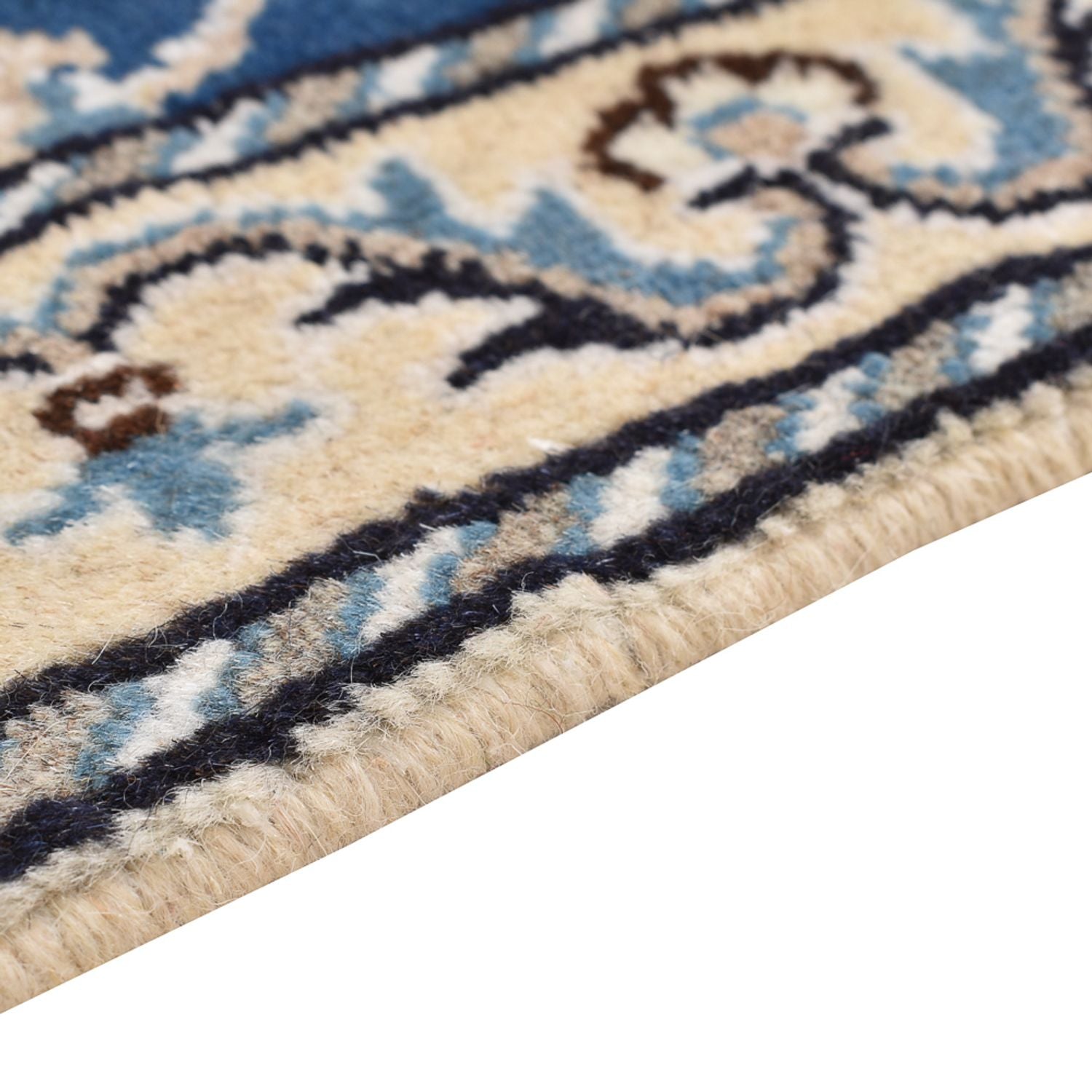 Perserteppich - Nain - 88 x 60 cm - blau