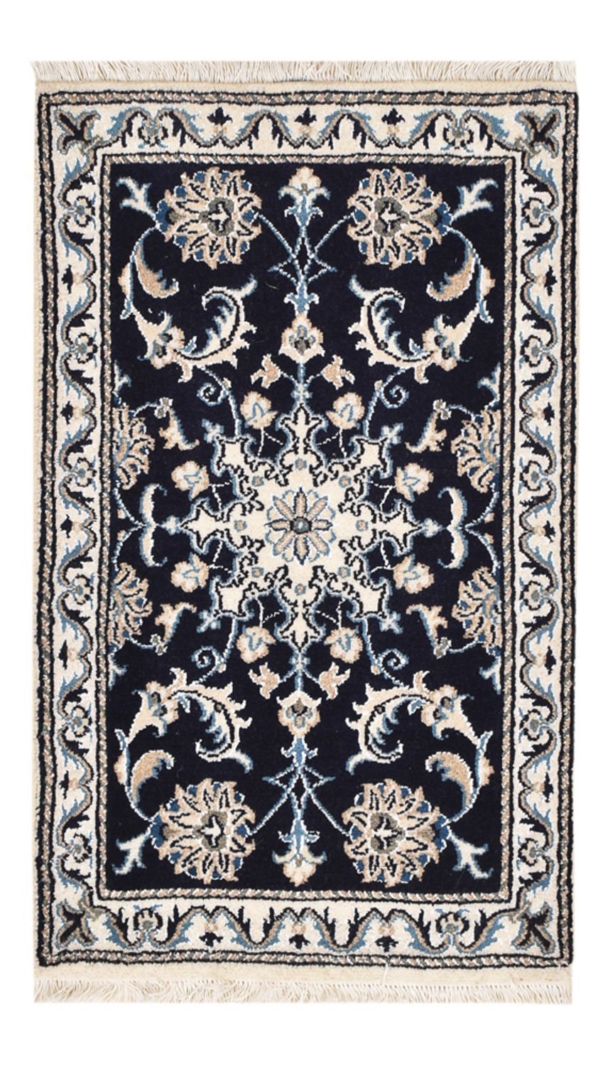 Perserteppich - Nain - 90 x 57 cm - dunkelblau