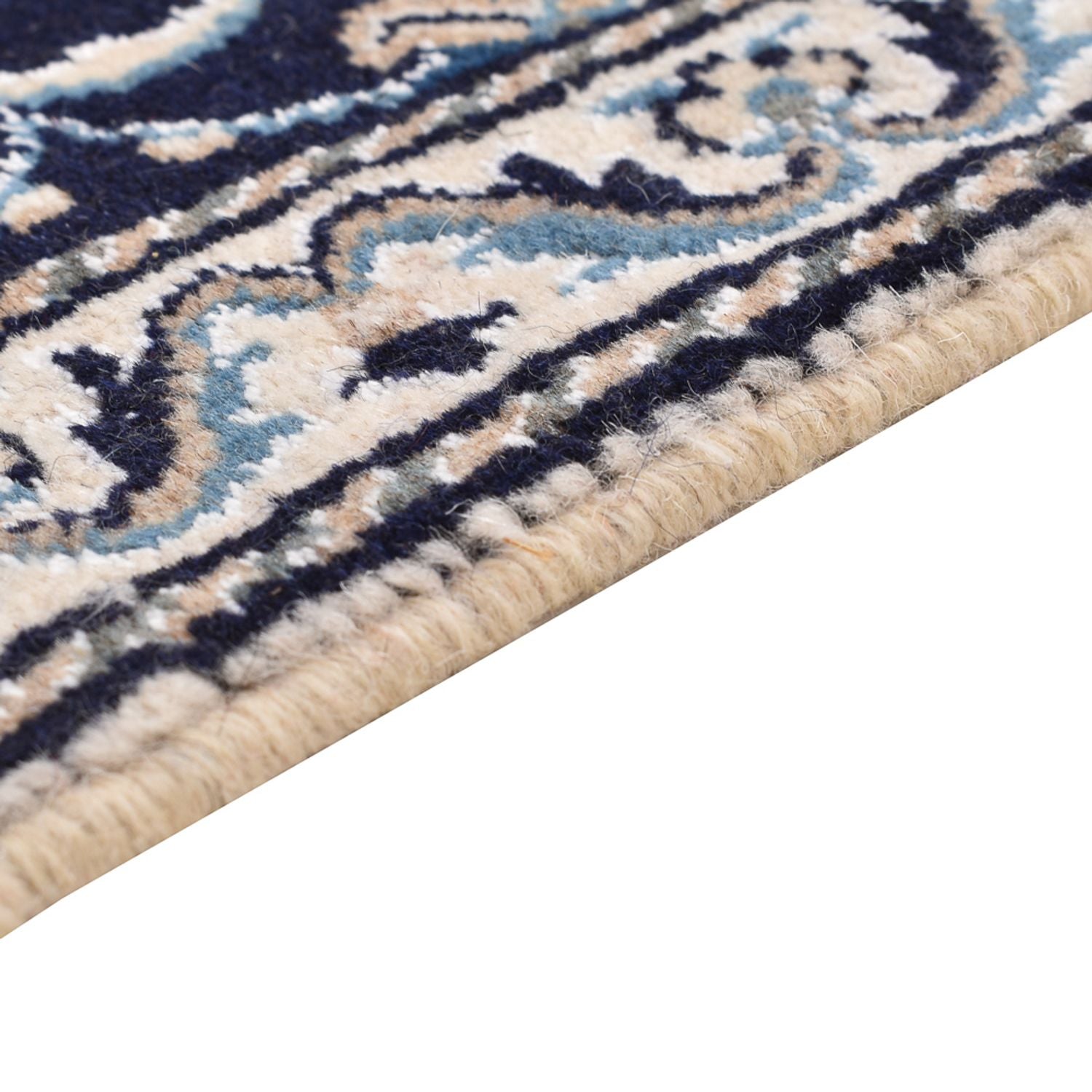 Perserteppich - Nain - 90 x 57 cm - dunkelblau