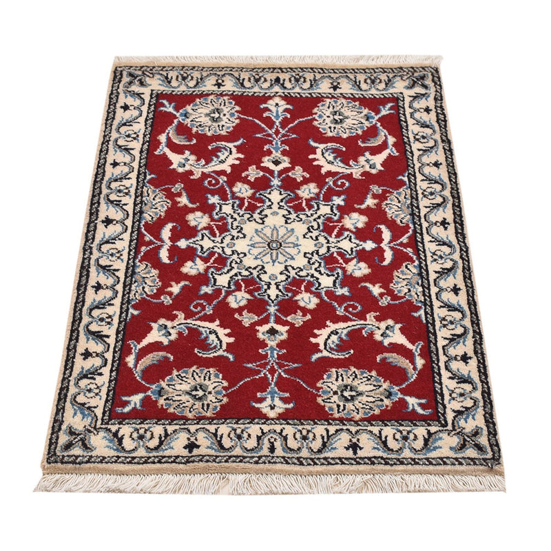 Perserteppich - Nain - 89 x 58 cm - rot