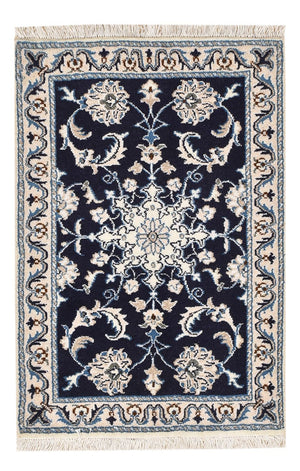Perserteppich - Nain - 89 x 57 cm - dunkelblau