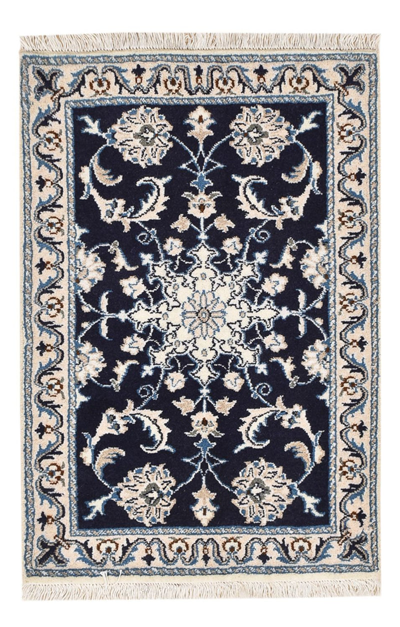 Perserteppich - Nain - 89 x 57 cm - dunkelblau