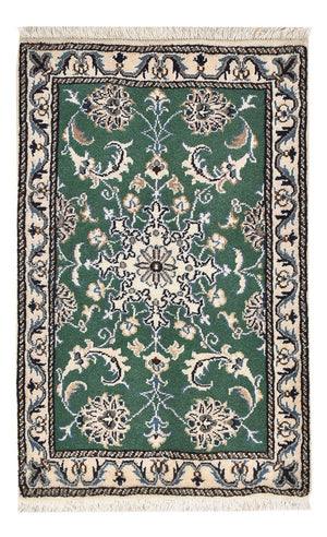 Perserteppich - Nain - 90 x 57 cm - grün