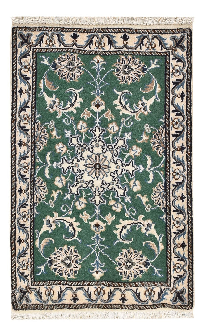 Perserteppich - Nain - 90 x 57 cm - grün