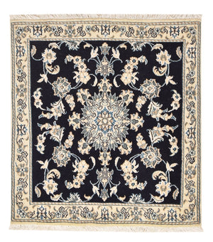 Perserteppich - Nain quadratisch  - 103 x 96 cm - dunkelblau