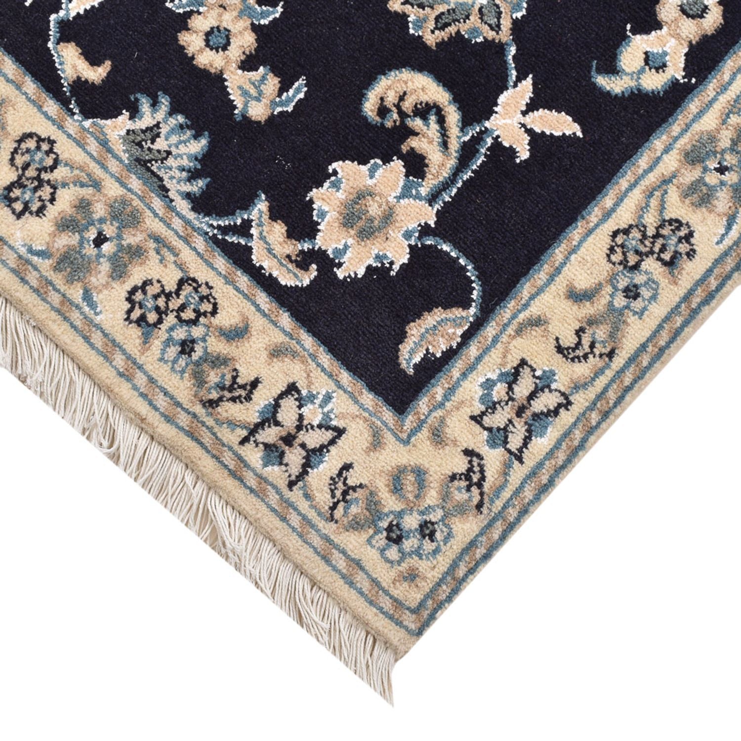 Perserteppich - Nain quadratisch  - 103 x 96 cm - dunkelblau