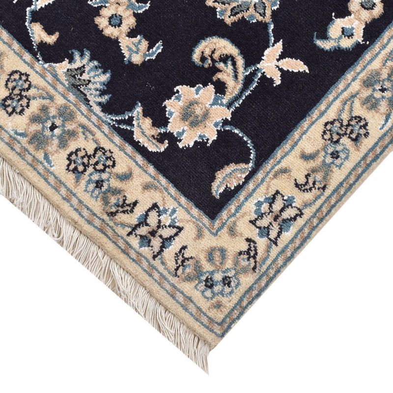 Perserteppich - Nain quadratisch  - 103 x 96 cm - dunkelblau