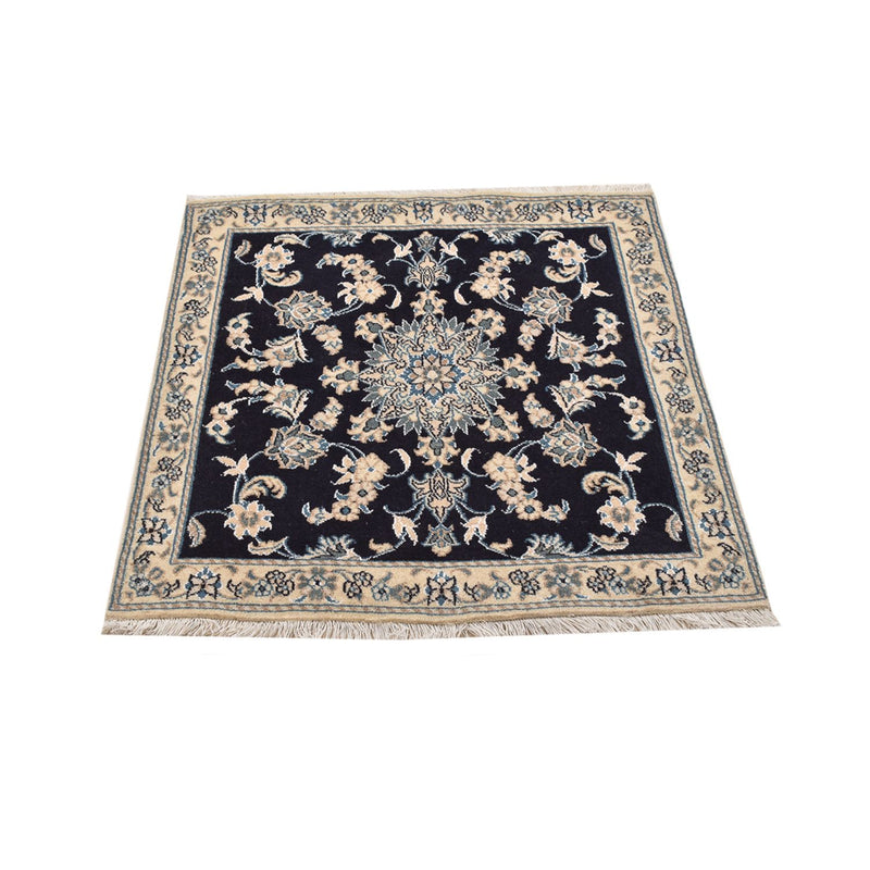 Perserteppich - Nain quadratisch  - 103 x 96 cm - dunkelblau
