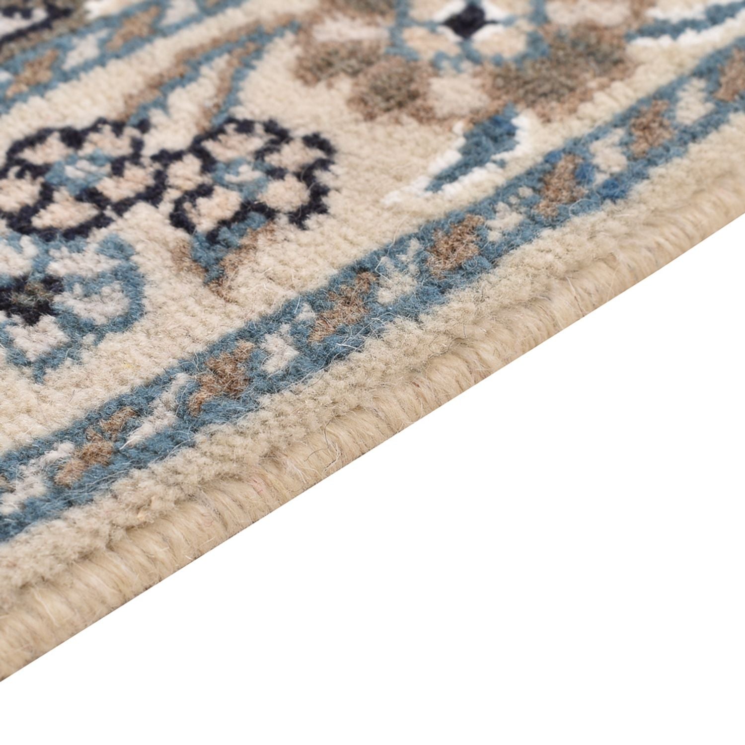 Perserteppich - Nain quadratisch  - 100 x 100 cm - dunkelblau