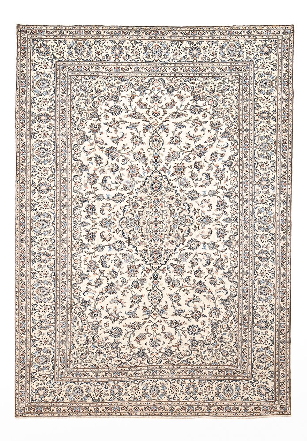 Perserteppich - Keshan - 350 x 245 cm - hellgrau
