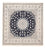 Perserteppich - Nain - Premium quadratisch  - 206 x 206 cm - dunkelblau