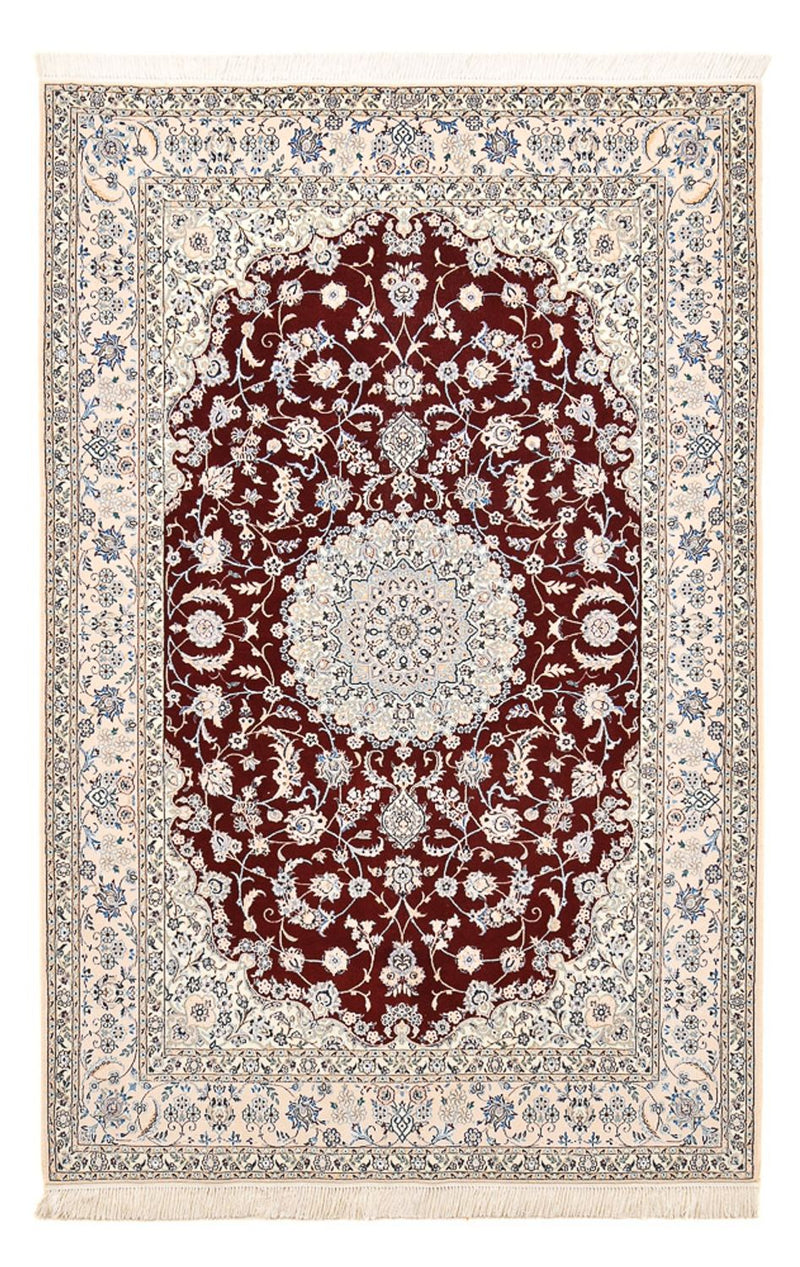 Perserteppich - Nain - Premium - 236 x 150 cm - dunkelrot