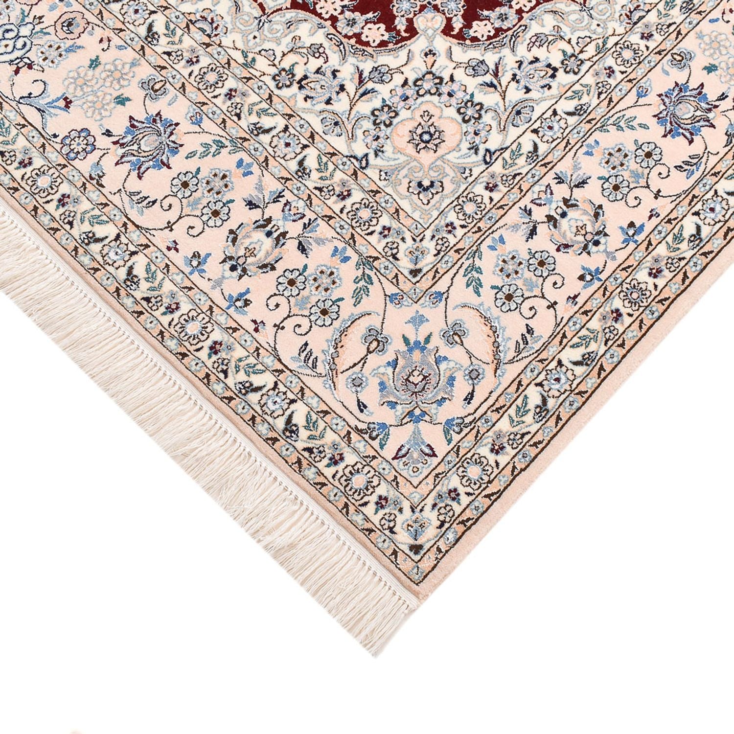Perserteppich - Nain - Premium - 236 x 150 cm - dunkelrot