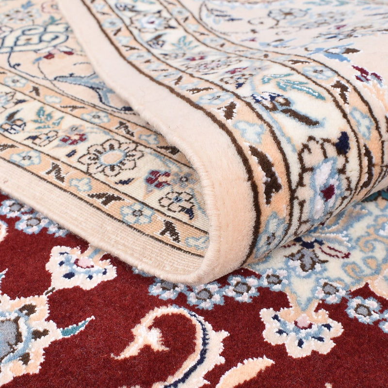Perserteppich - Nain - Premium - 236 x 150 cm - dunkelrot
