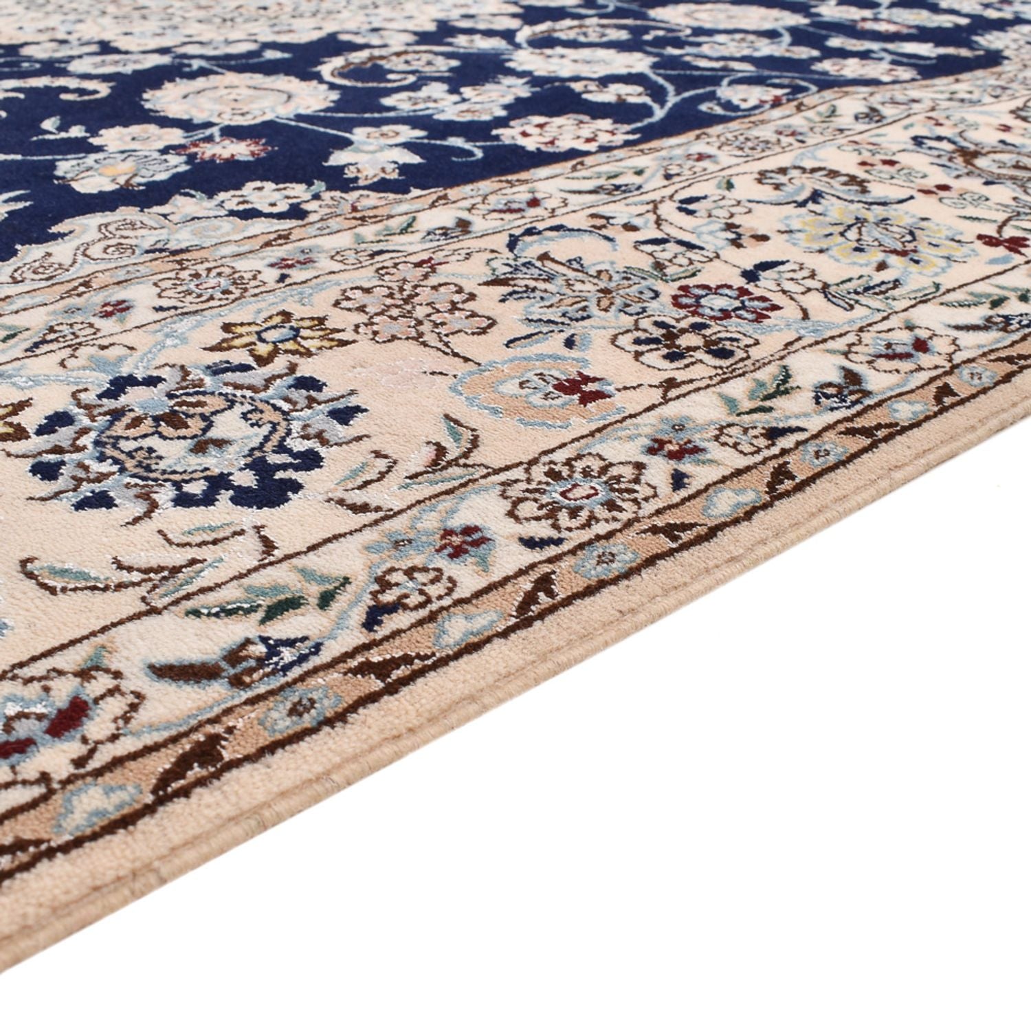 Perserteppich - Nain - Premium - 245 x 165 cm - dunkelblau