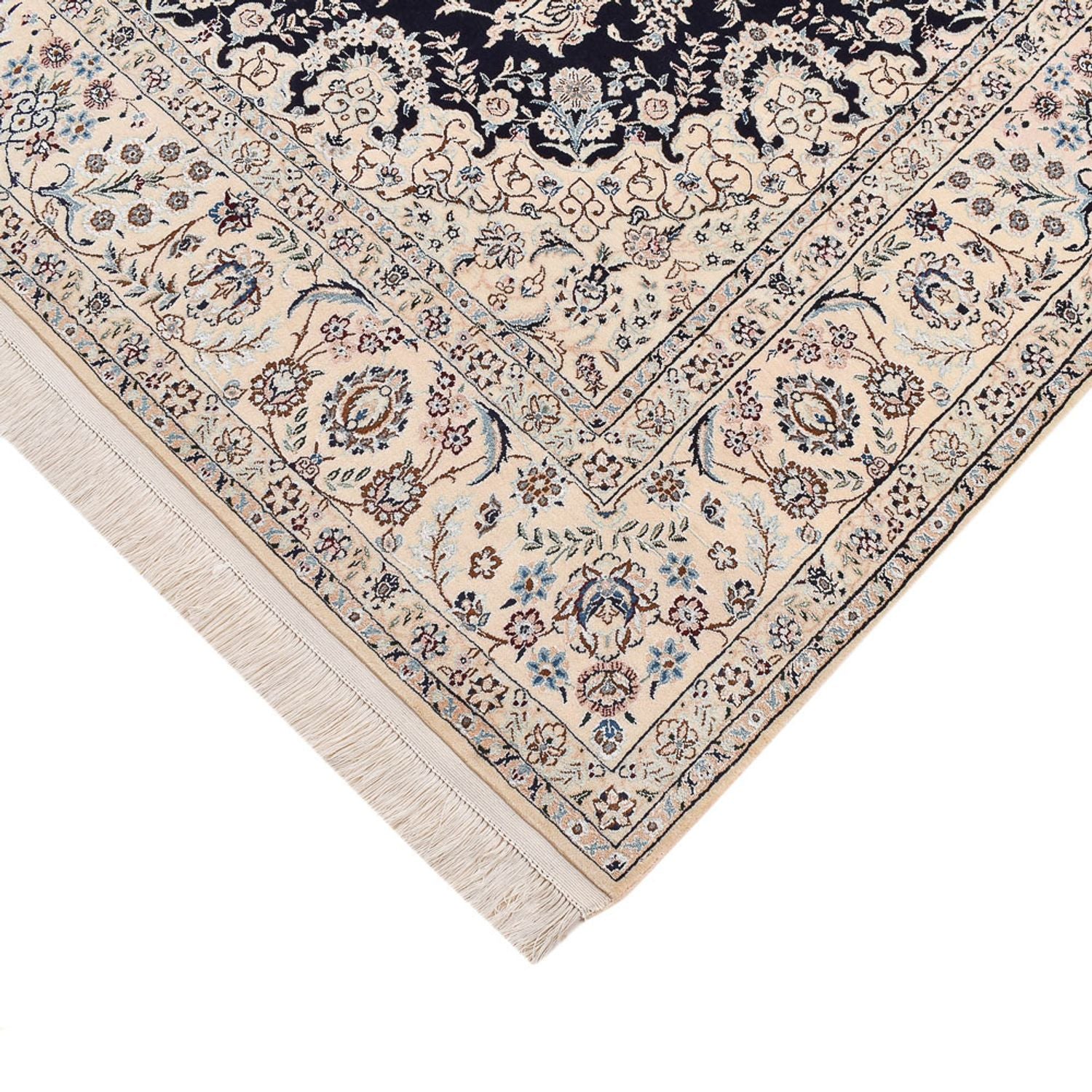 Perserteppich - Nain - Premium - 240 x 161 cm - dunkelblau