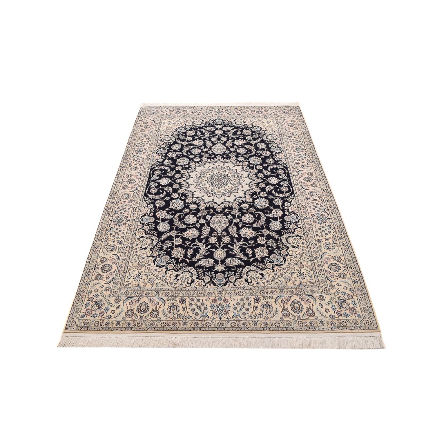 Perserteppich - Nain - Premium - 240 x 161 cm - dunkelblau