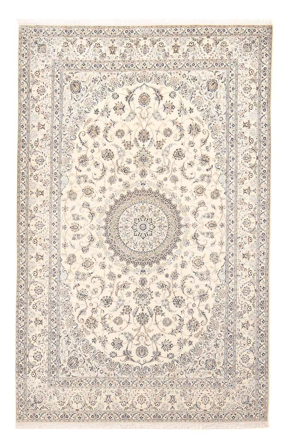 Perserteppich - Nain - Royal - 305 x 205 cm - hellgrau