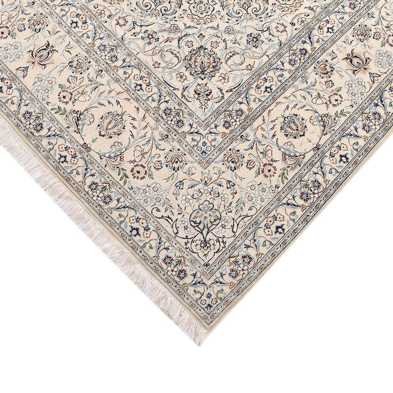 Perserteppich - Nain - Royal - 305 x 205 cm - hellgrau