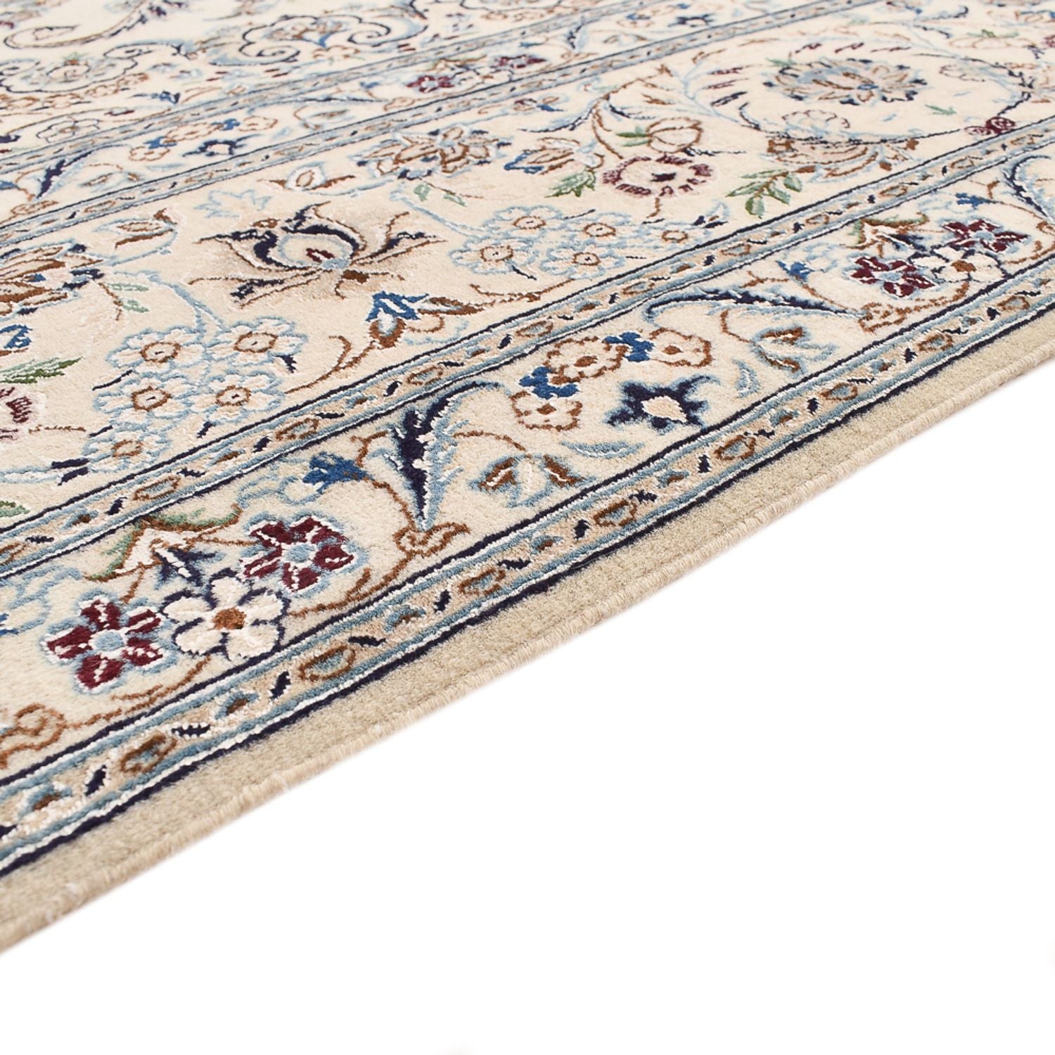 Perserteppich - Nain - Royal - 305 x 205 cm - hellgrau
