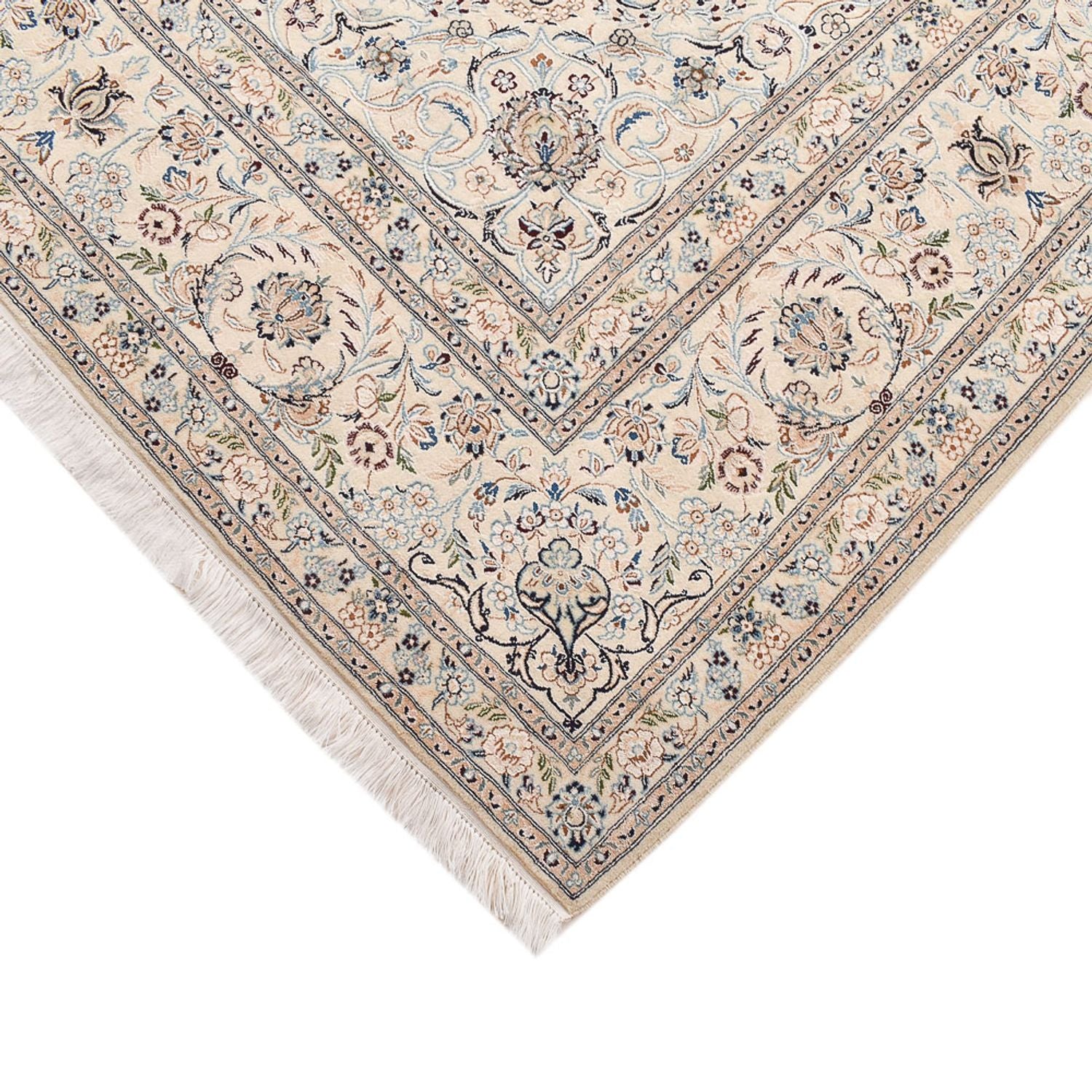 Perserteppich - Nain - Royal - 305 x 205 cm - hellgrau