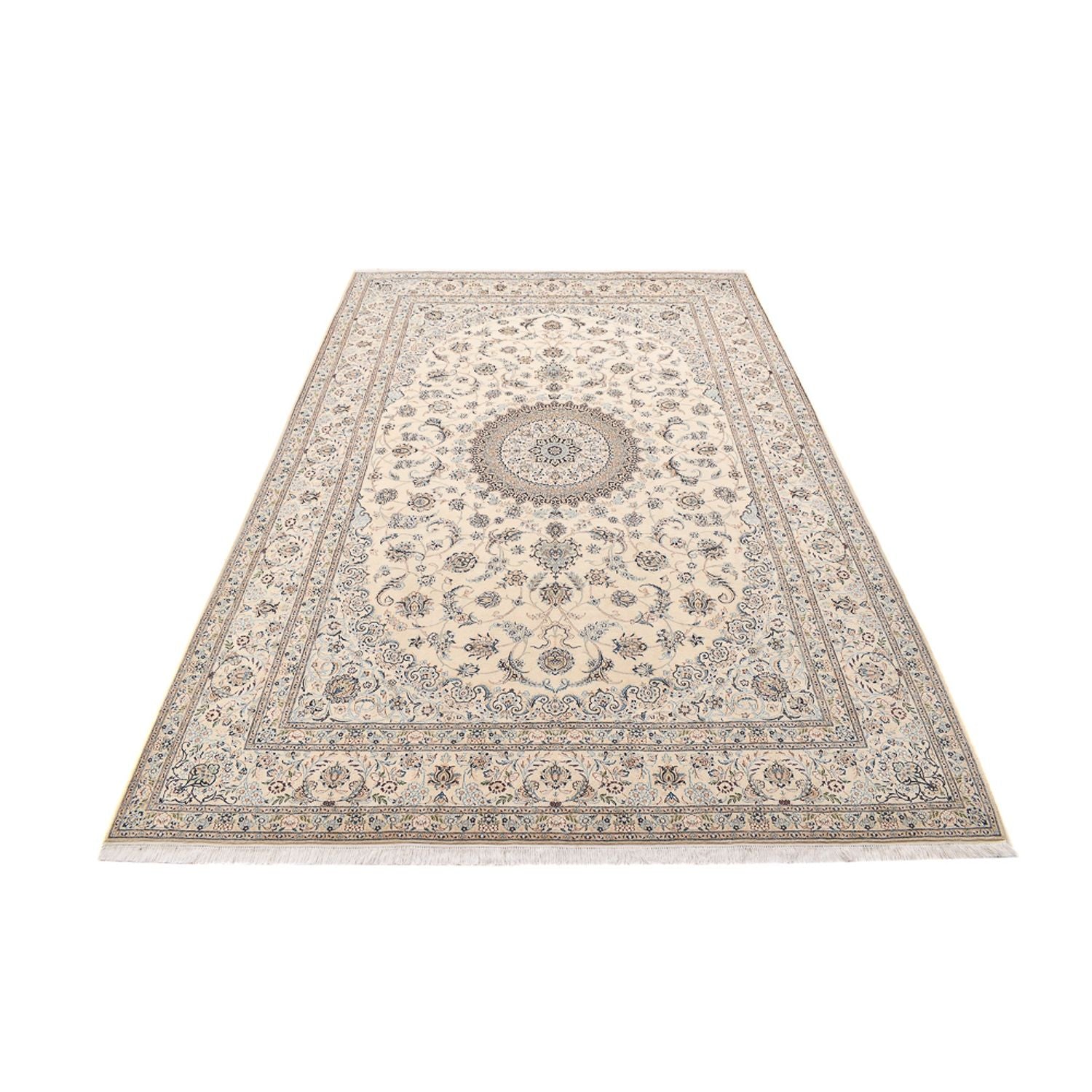 Perserteppich - Nain - Royal - 305 x 205 cm - hellgrau