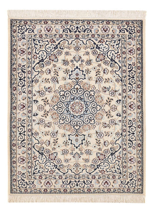 Perserteppich - Nain - Royal - 105 x 81 cm - hellgrau