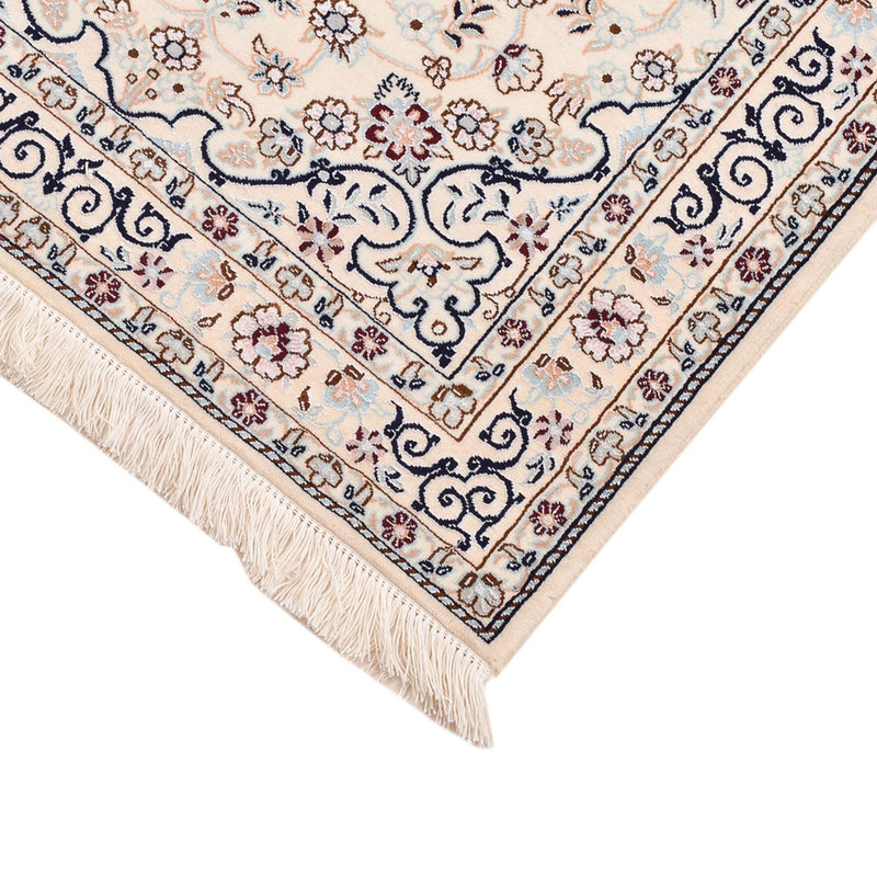 Perserteppich - Nain - Royal - 105 x 81 cm - hellgrau