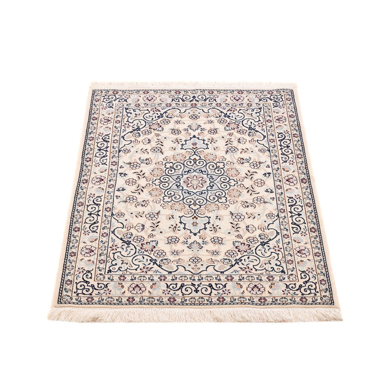 Perserteppich - Nain - Royal - 105 x 81 cm - hellgrau