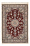Perserteppich - Nain - Royal - 94 x 63 cm - dunkelrot