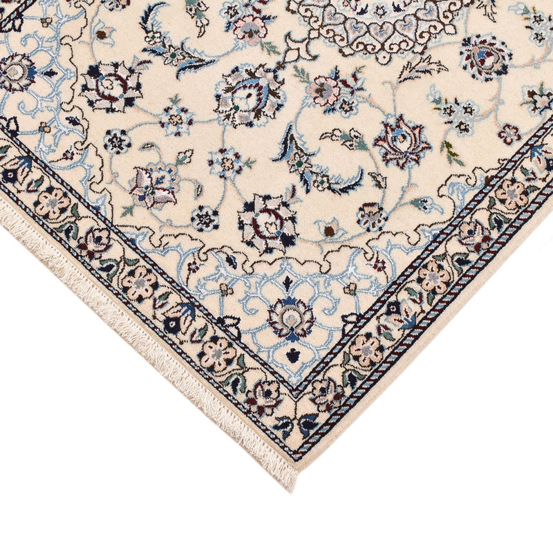 Perserteppich - Nain - Royal - 96 x 64 cm - hellgrau