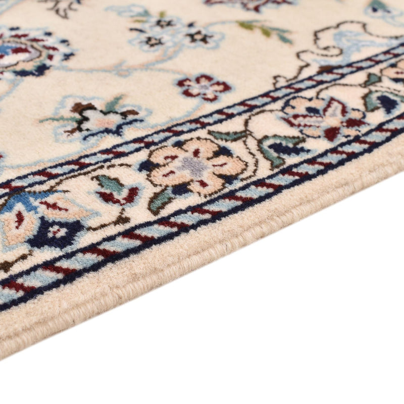 Perserteppich - Nain - Royal - 96 x 64 cm - hellgrau