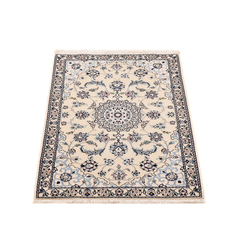 Perserteppich - Nain - Royal - 96 x 64 cm - hellgrau
