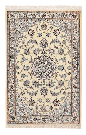 Perserteppich - Nain - Royal - 113 x 74 cm - hellgrau