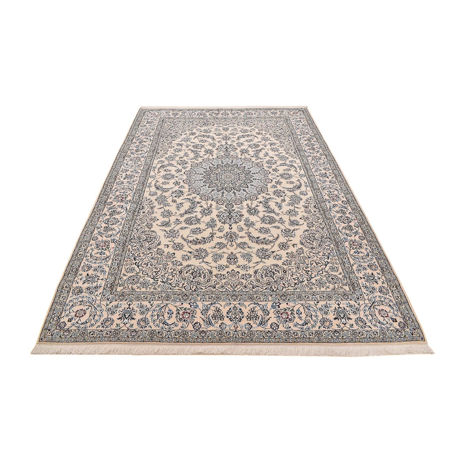 Perserteppich - Nain - Royal - 312 x 209 cm - weiß