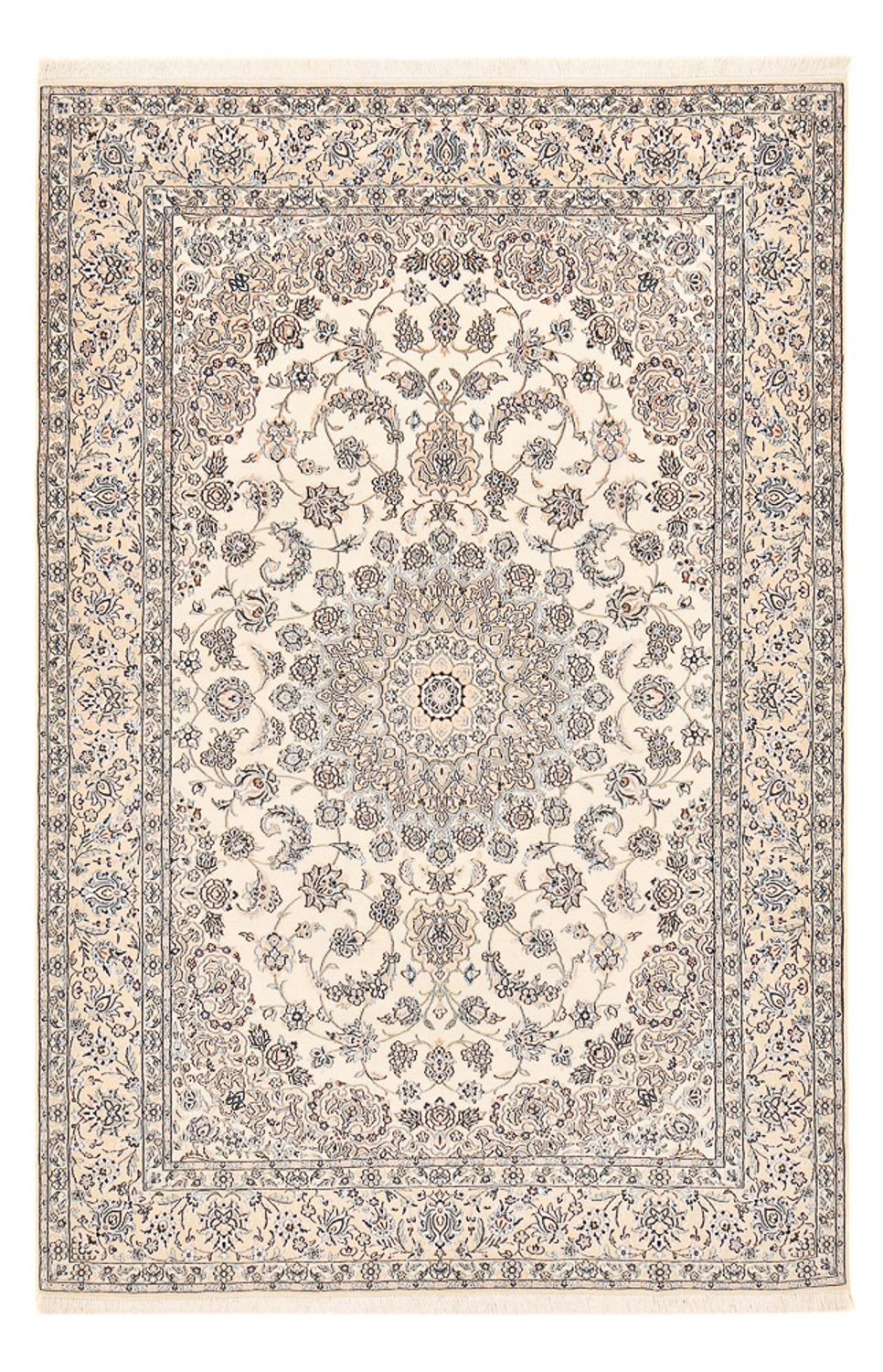 Perserteppich - Nain - Royal - 307 x 207 cm - weiß