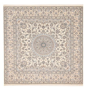 Perserteppich - Nain - Royal quadratisch  - 308 x 303 cm - weiß