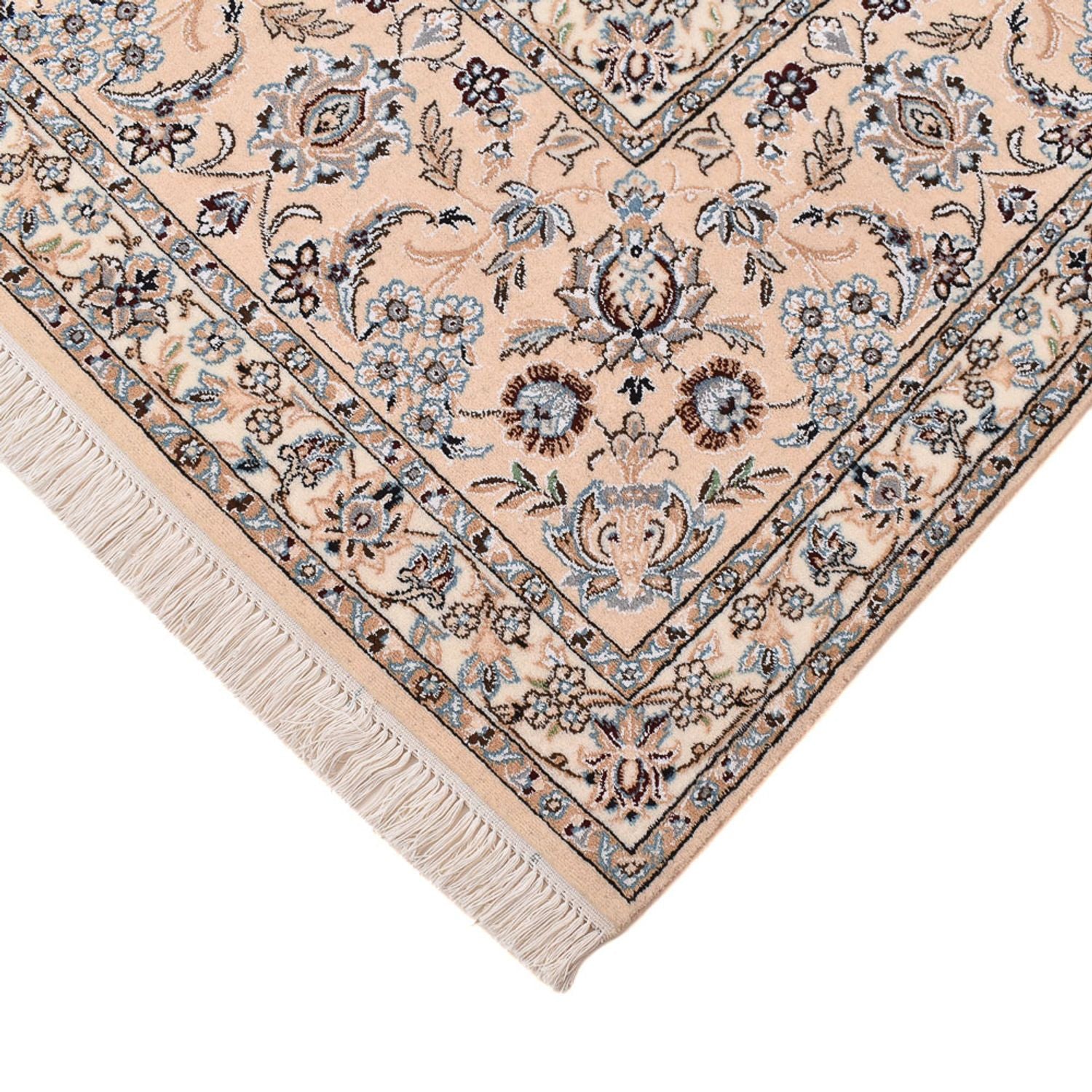 Perserteppich - Nain - Royal quadratisch  - 308 x 303 cm - weiß