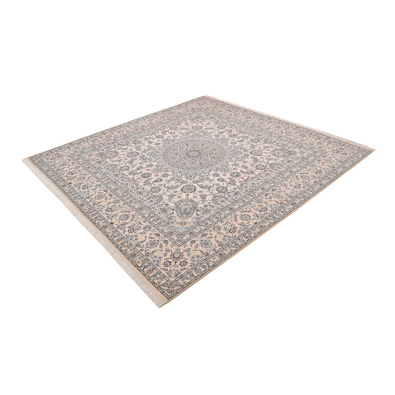 Perserteppich - Nain - Royal quadratisch  - 308 x 303 cm - weiß