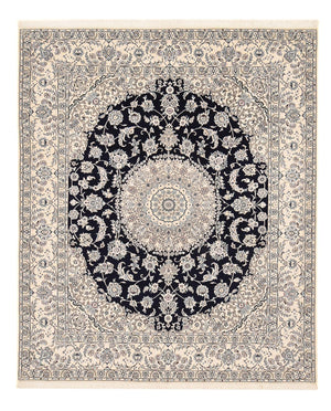 Perserteppich - Nain - Royal - 303 x 250 cm - dunkelblau