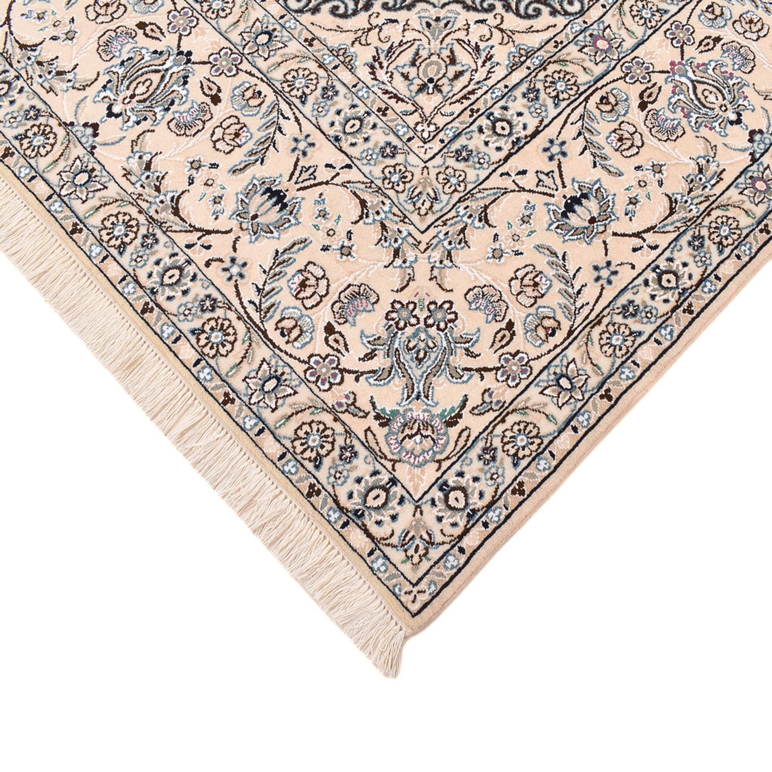 Perserteppich - Nain - Royal - 303 x 250 cm - dunkelblau