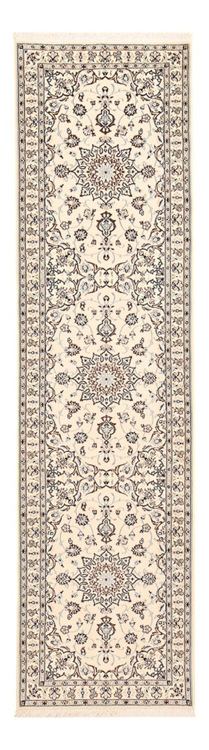 Läufer Perser - Nain - Royal - 348 x 89 cm - weiß