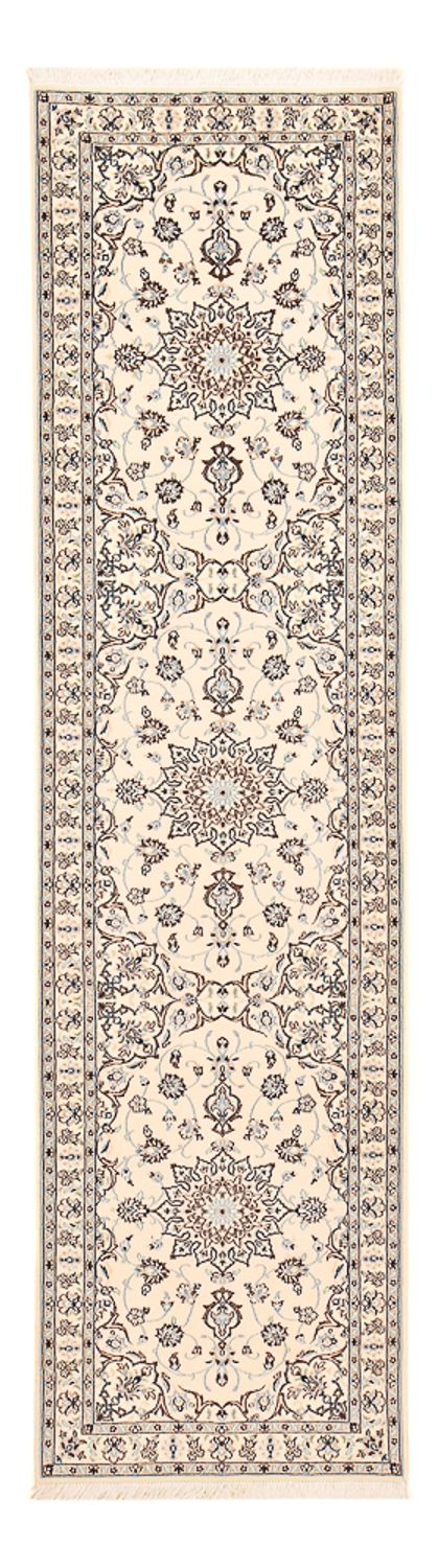 Läufer Perser - Nain - Royal - 348 x 89 cm - weiß