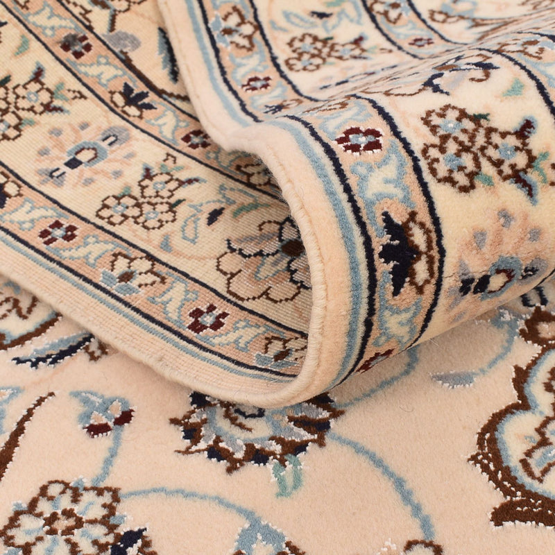 Läufer Perser - Nain - Royal - 348 x 89 cm - weiß