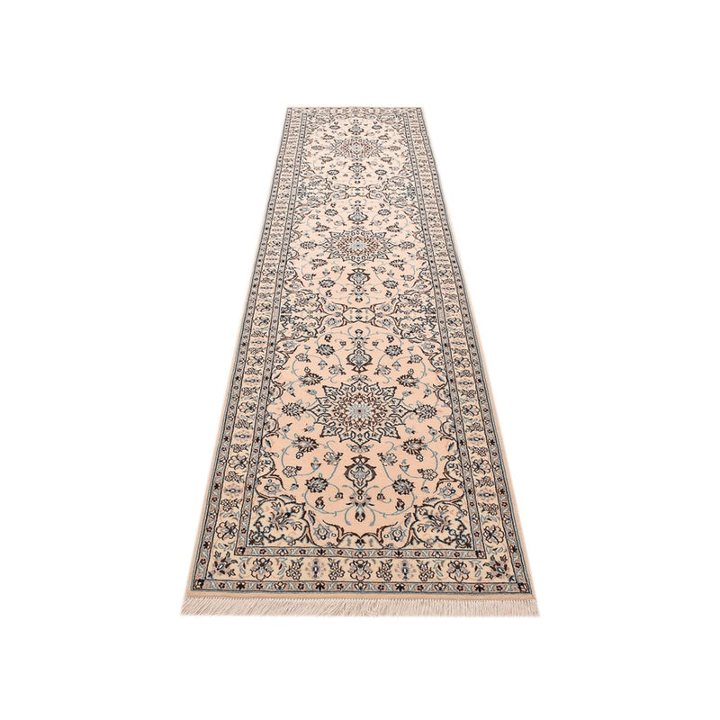 Läufer Perser - Nain - Royal - 348 x 89 cm - weiß